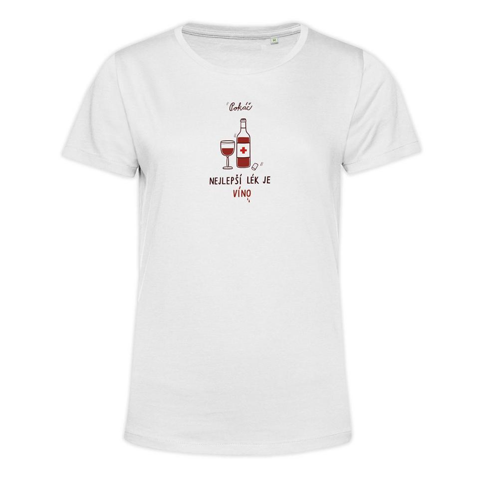 Triko NEJLEPŠÍ LÉK JE VÍNO